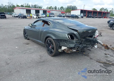 2004 Bentley Continental Gt из США, поврежденный, VIN SCBCR63W44C021642